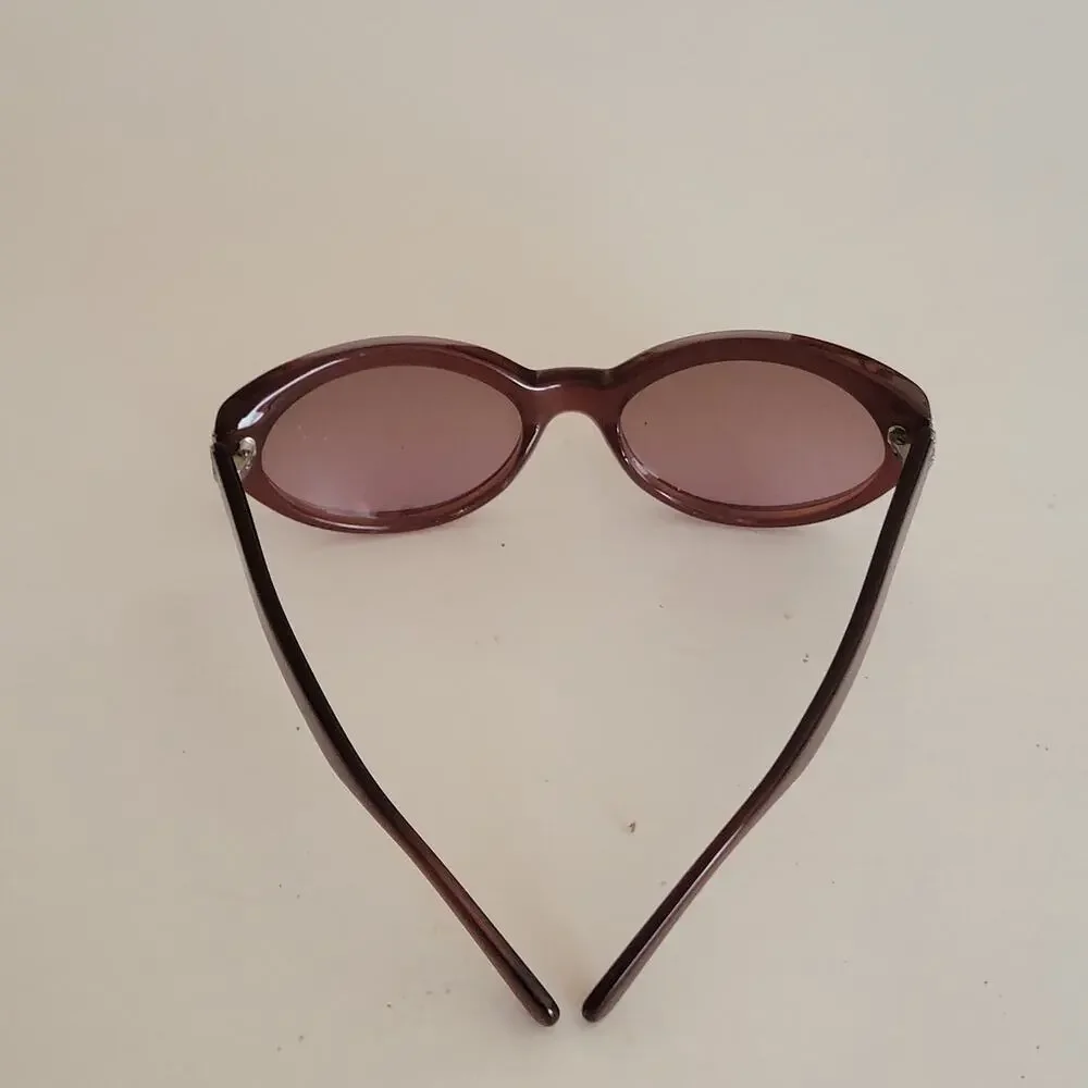Tory Burch TY 7040 Sunglasses Burgundy Oval Cat Eye 1053/14 57x19x135 w/Case